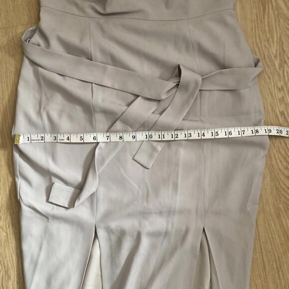 Sleek & Stylish Lavish Alice Dress Cowl Neck Cutout Detail Double Slit US8 Chic - Picture 8 of 11